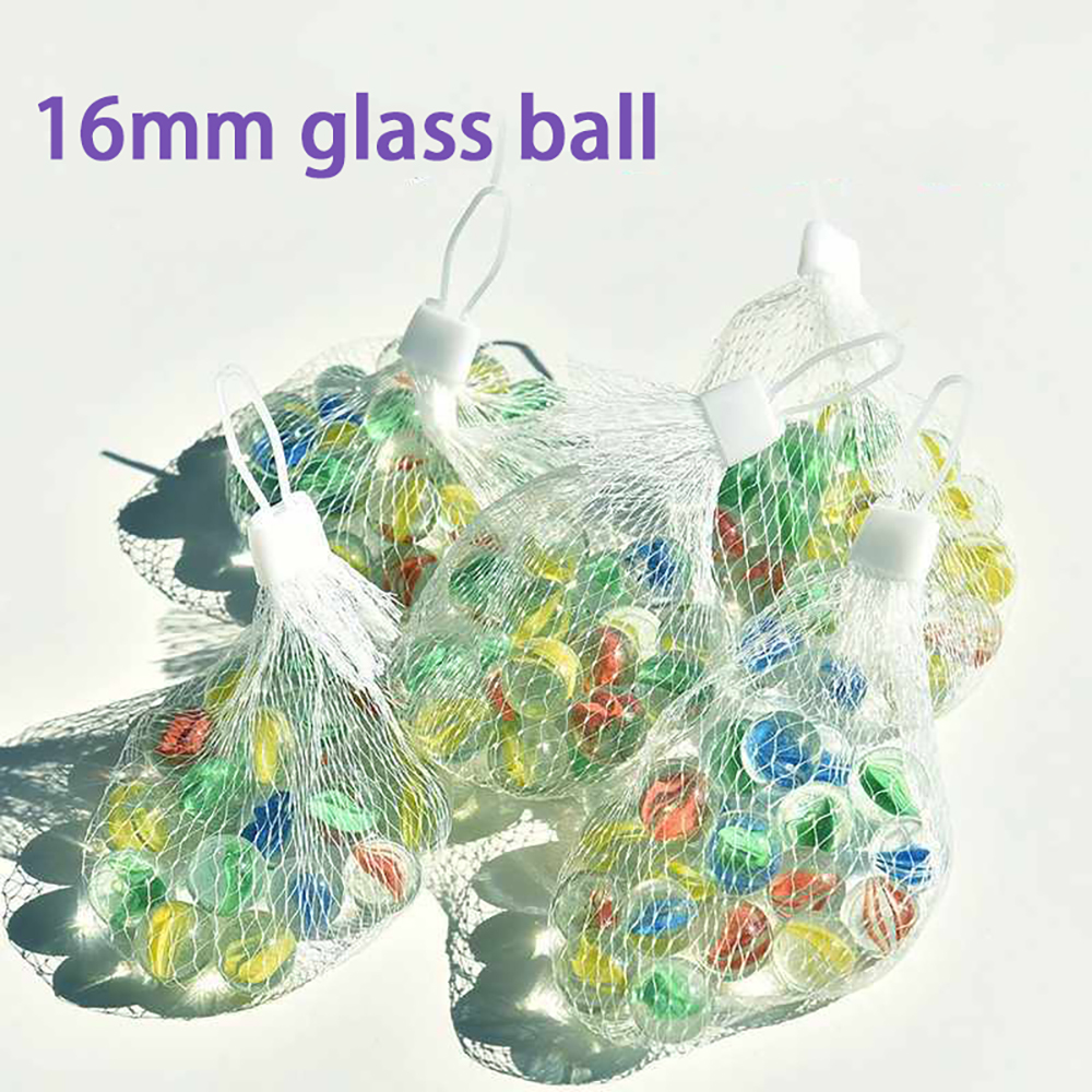 Aquarium Fish Fishing - 20/40/60/80/100Pcs Dia 16mm Solid Color Glass