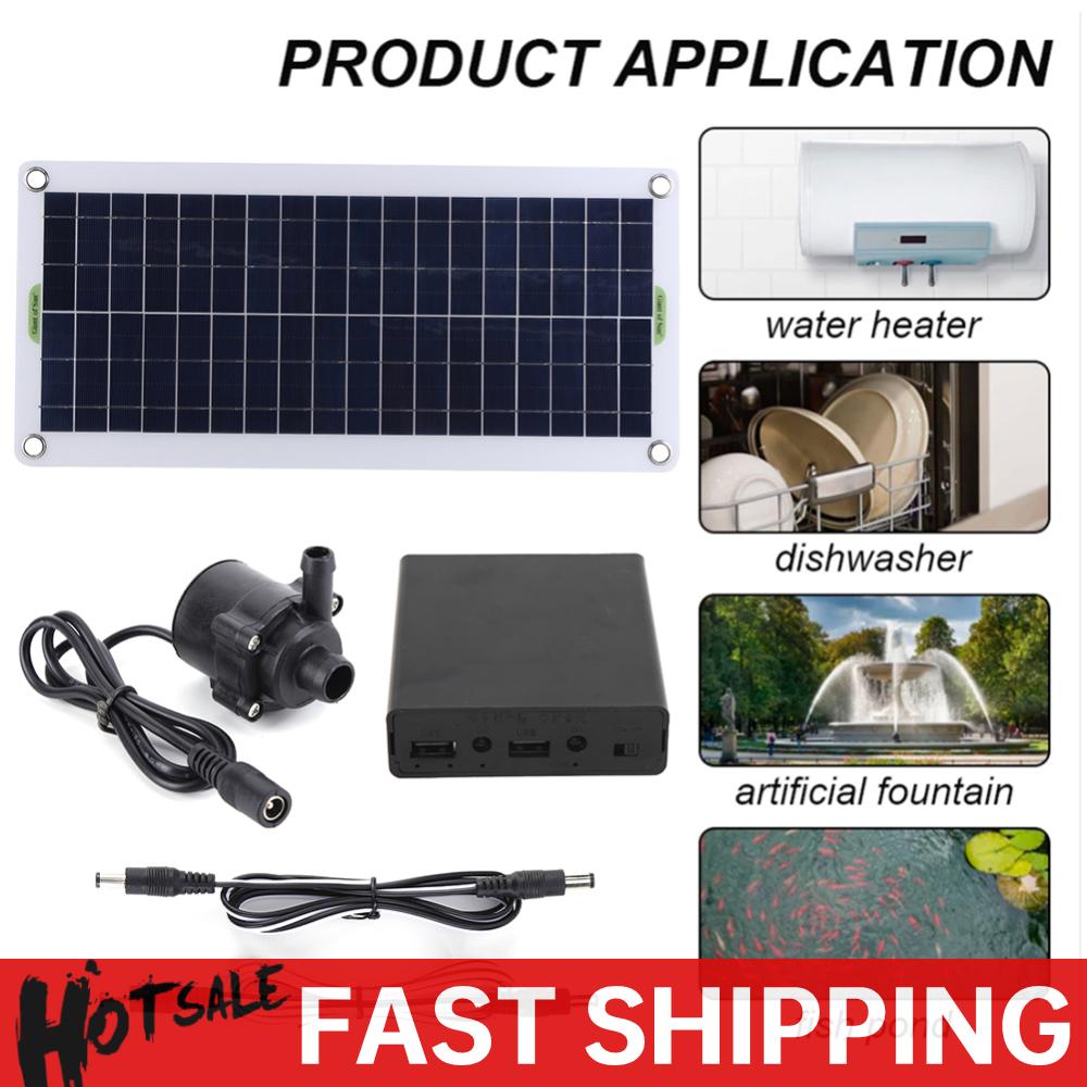 Aquarium Fish Fishing - 18V 30W Fountain Panel Pump Garden