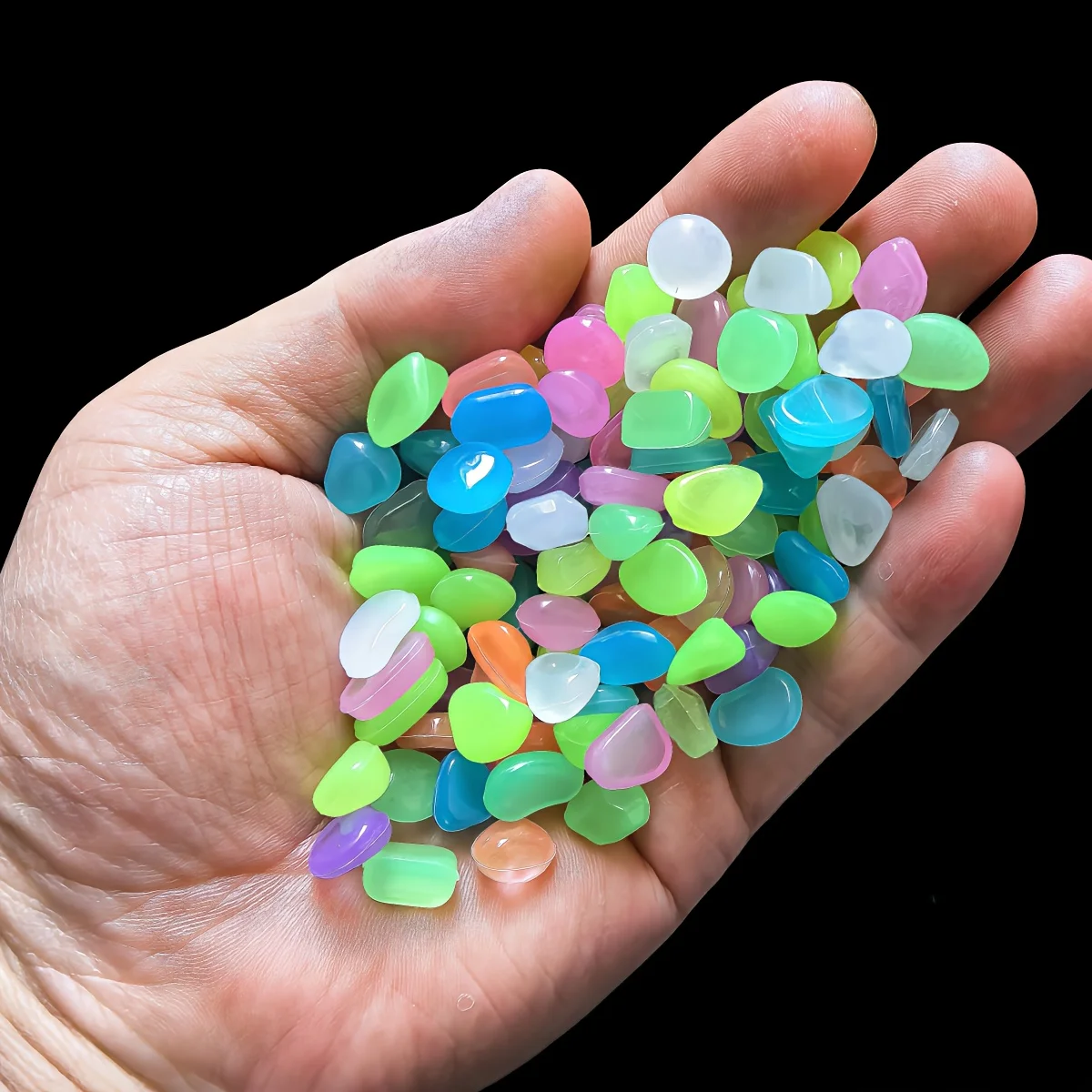 1CM 100pcs Color Goose Stone L – Aquarium Fish Fishing Bewertung und Preis