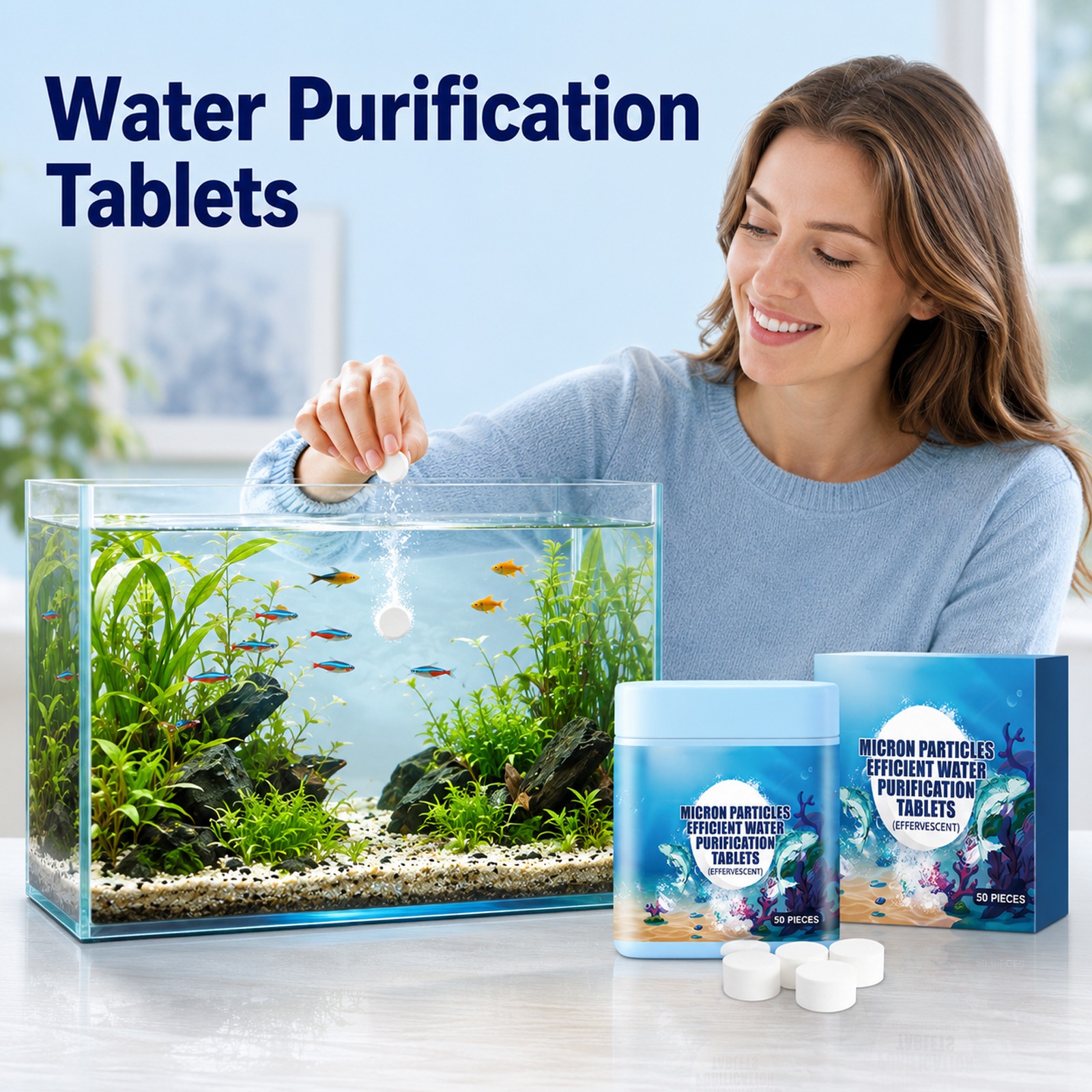 Aquarium Water Purifier Tablet – Aquarium Fish Yellow Bewertung und Preis