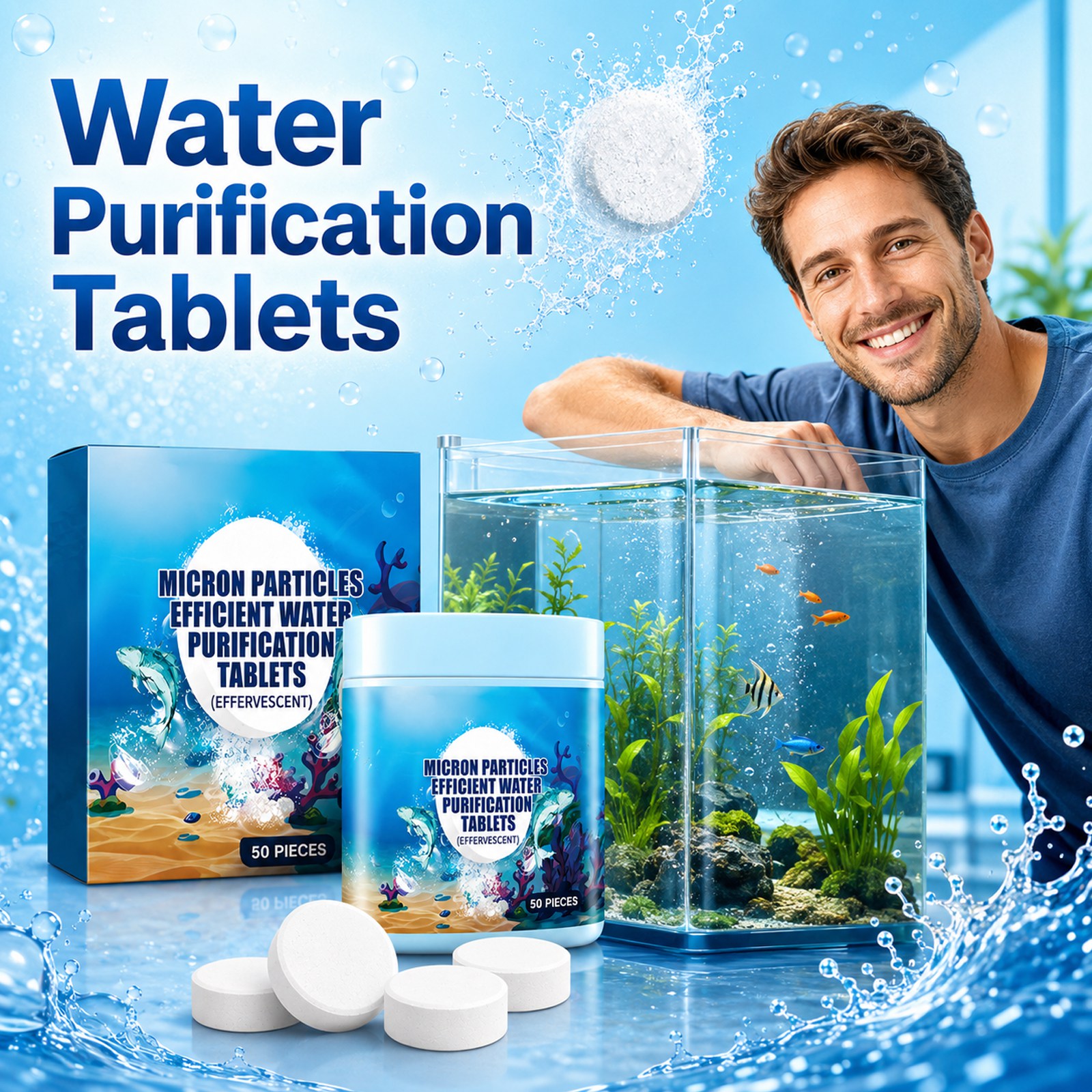 Aquarium Water Purifier Tablet – Aquarium Fish Yellow Bewertung und Preis