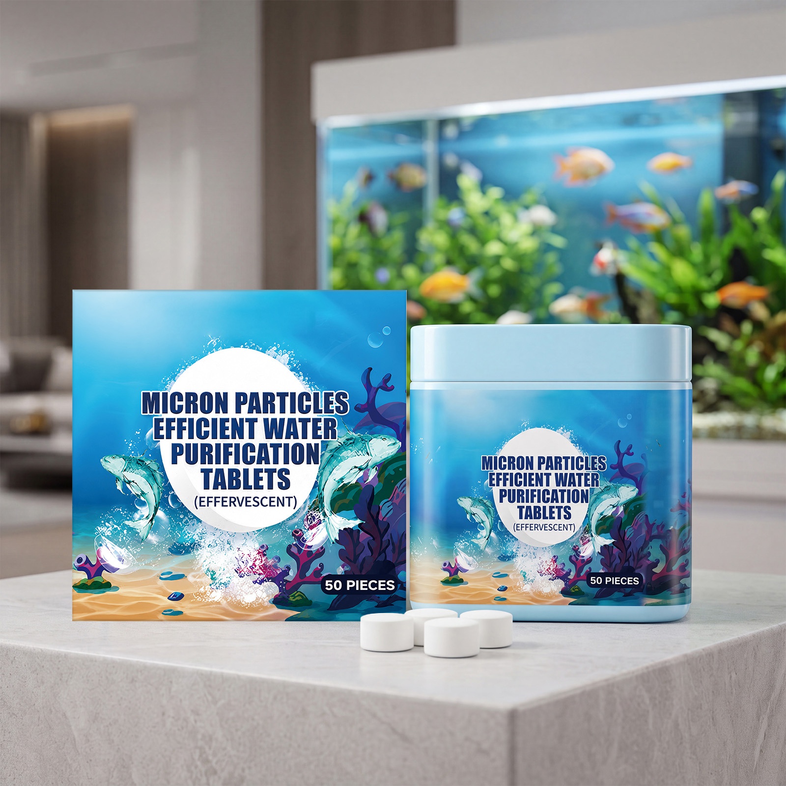 Aquarium Water Purifier Tablet – Aquarium Fish Yellow Bewertung und Preis