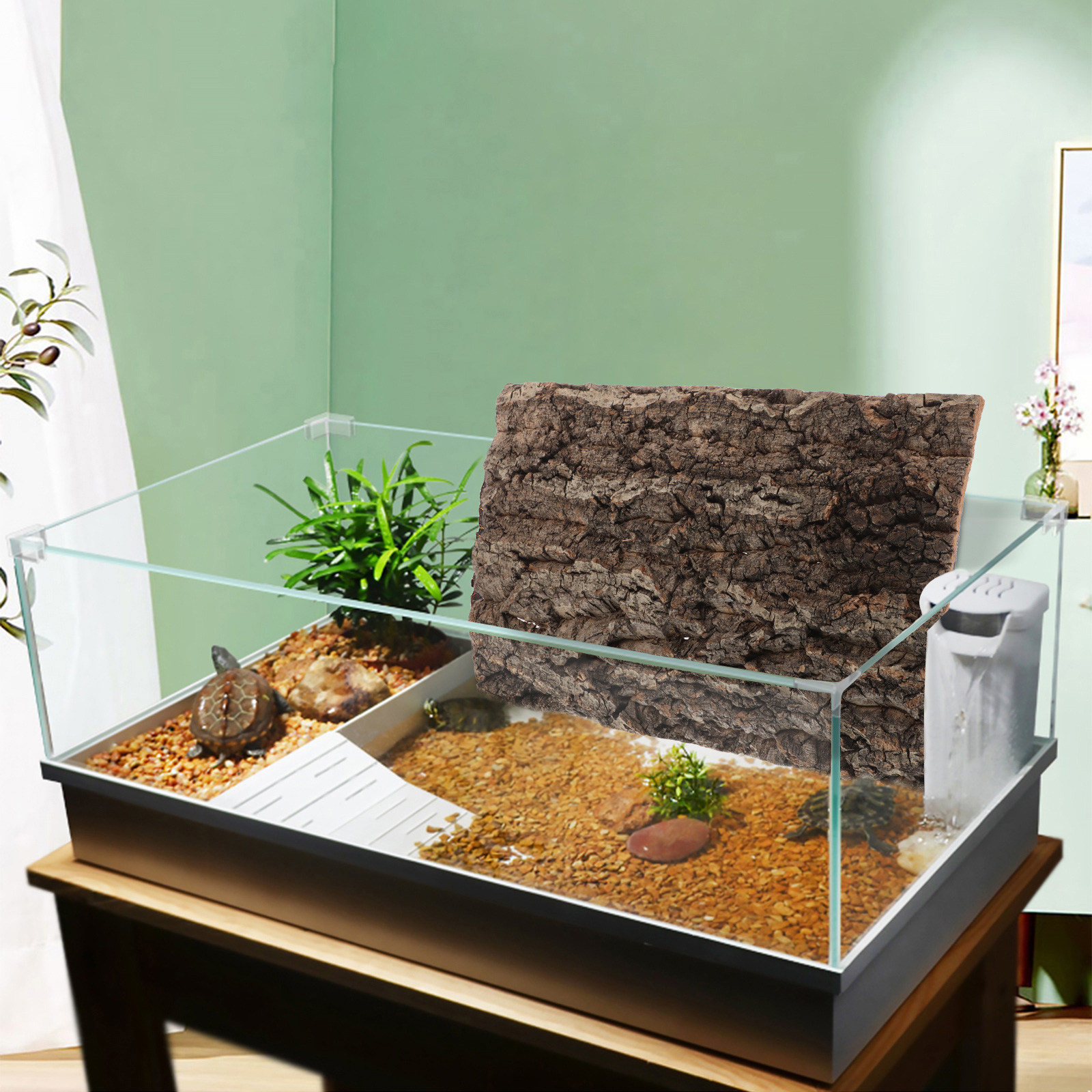 Natural Cork Bark Background B – Aquarium Fish Fishing Bewertung und Preis