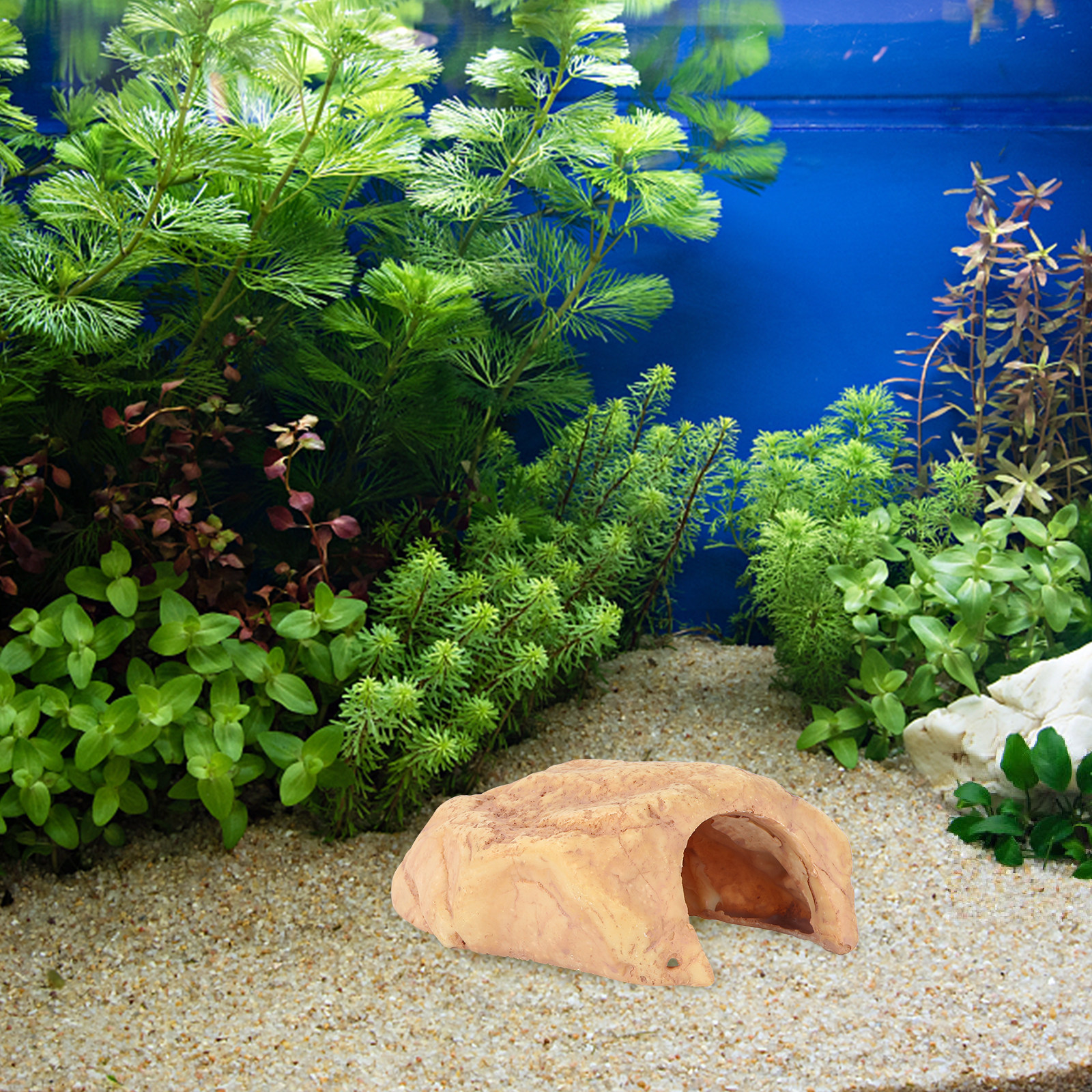 1Pcs Resin Simulation Stone Aq – Aquarium Fish Yellow Bewertung und Preis