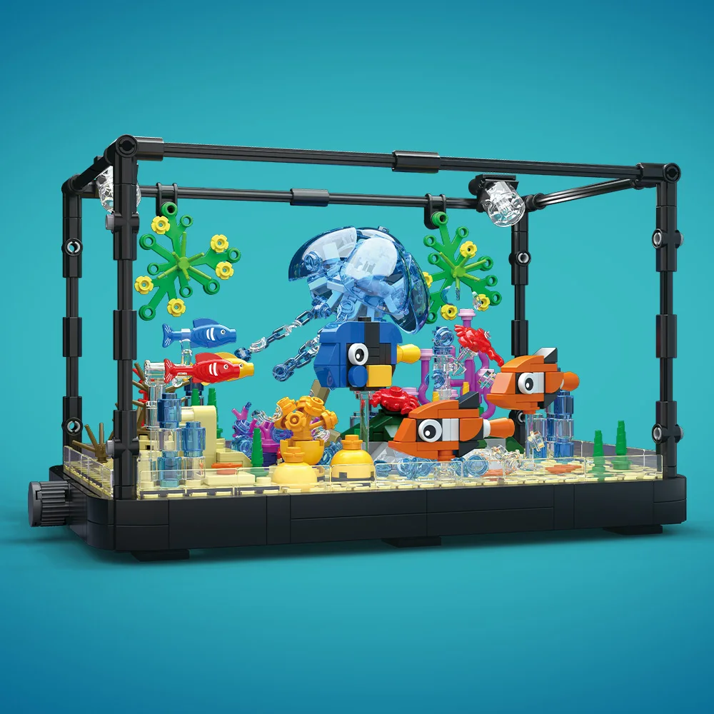 Fish Tank Building Block Set w – Aquarium Fish Fishing Bewertung und Preis