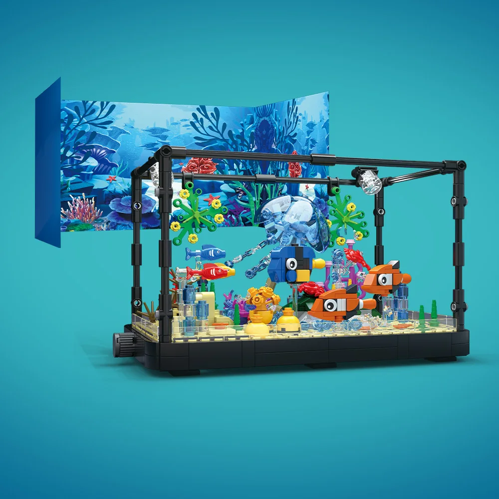Fish Tank Building Block Set w – Aquarium Fish Fishing Bewertung und Preis