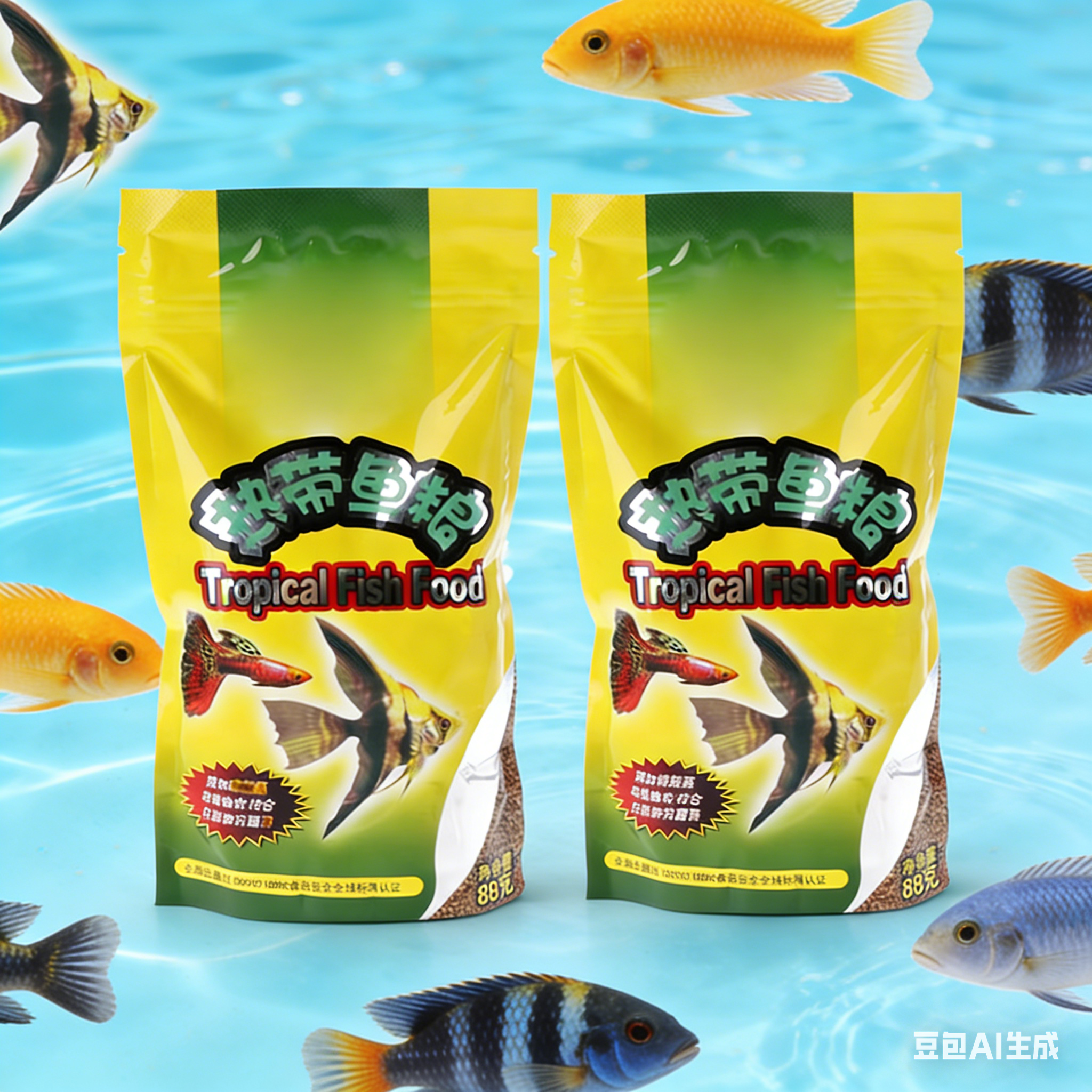 1/2pcs Aquarium Tank Tropical  – Fish Food Flake Bewertung und Preis