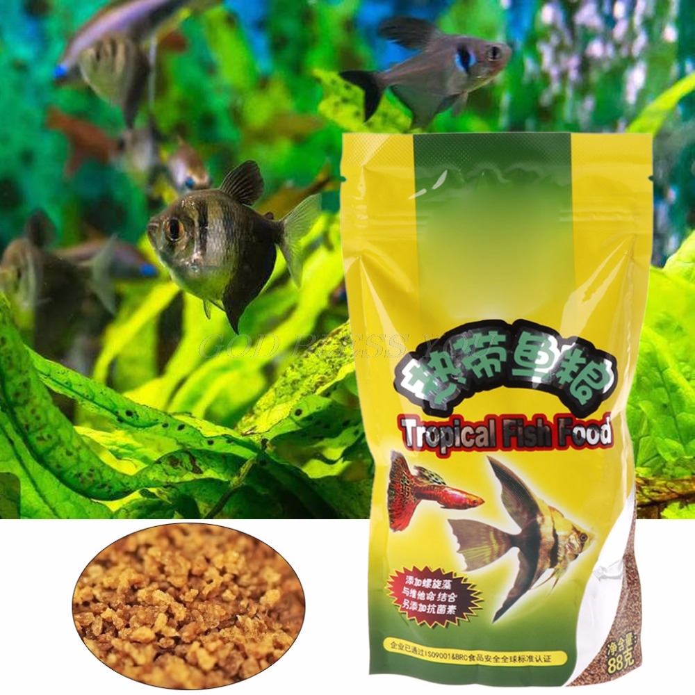 1/2pcs Aquarium Tank Tropical  – Fish Food Flake Bewertung und Preis