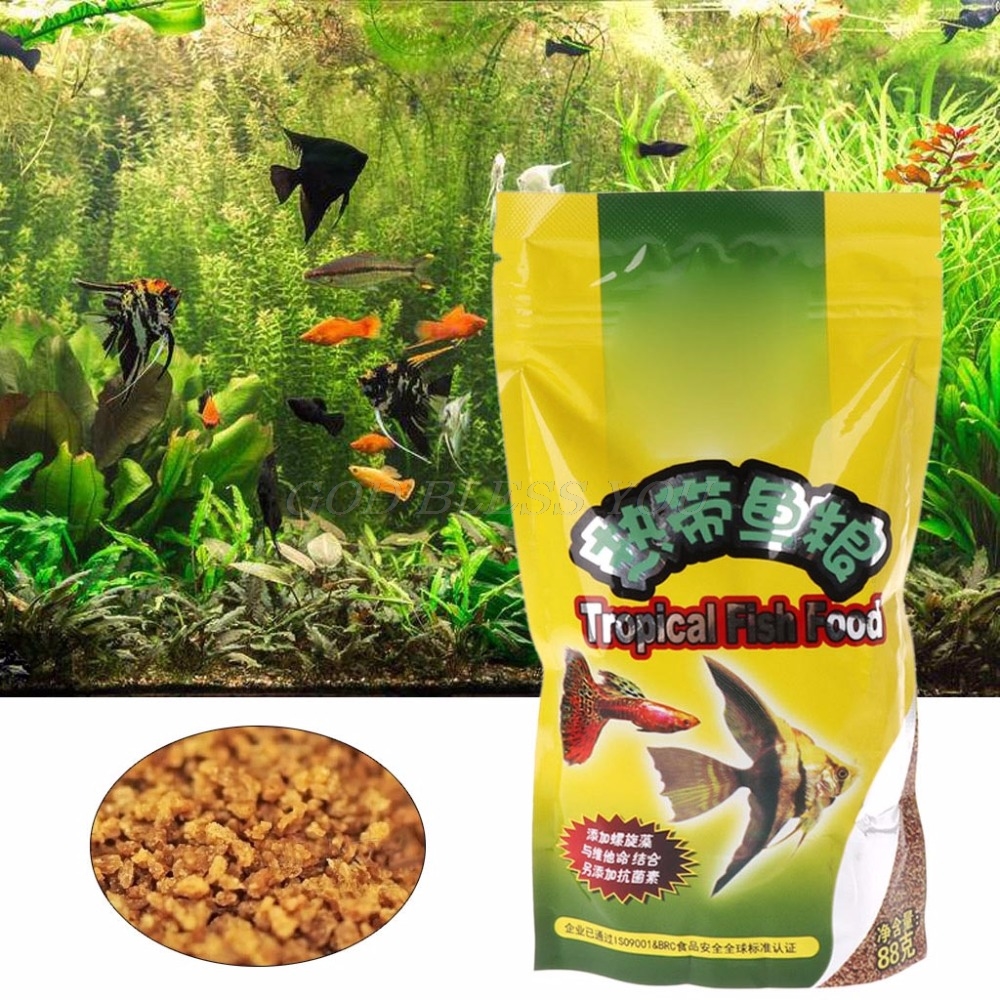 1/2pcs Aquarium Tank Tropical  – Fish Food Flake Bewertung und Preis