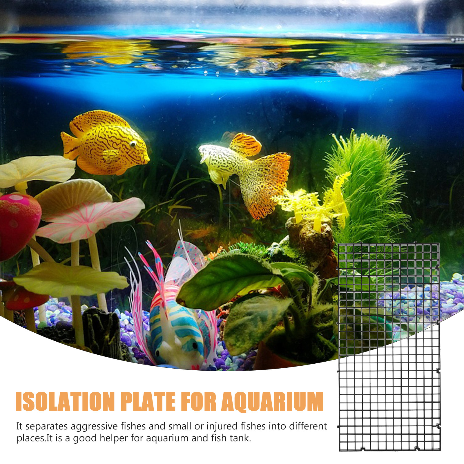 6Pcs Aquarium Fish Tank Divide – Tank Divider Mesh Bewertung und Preis