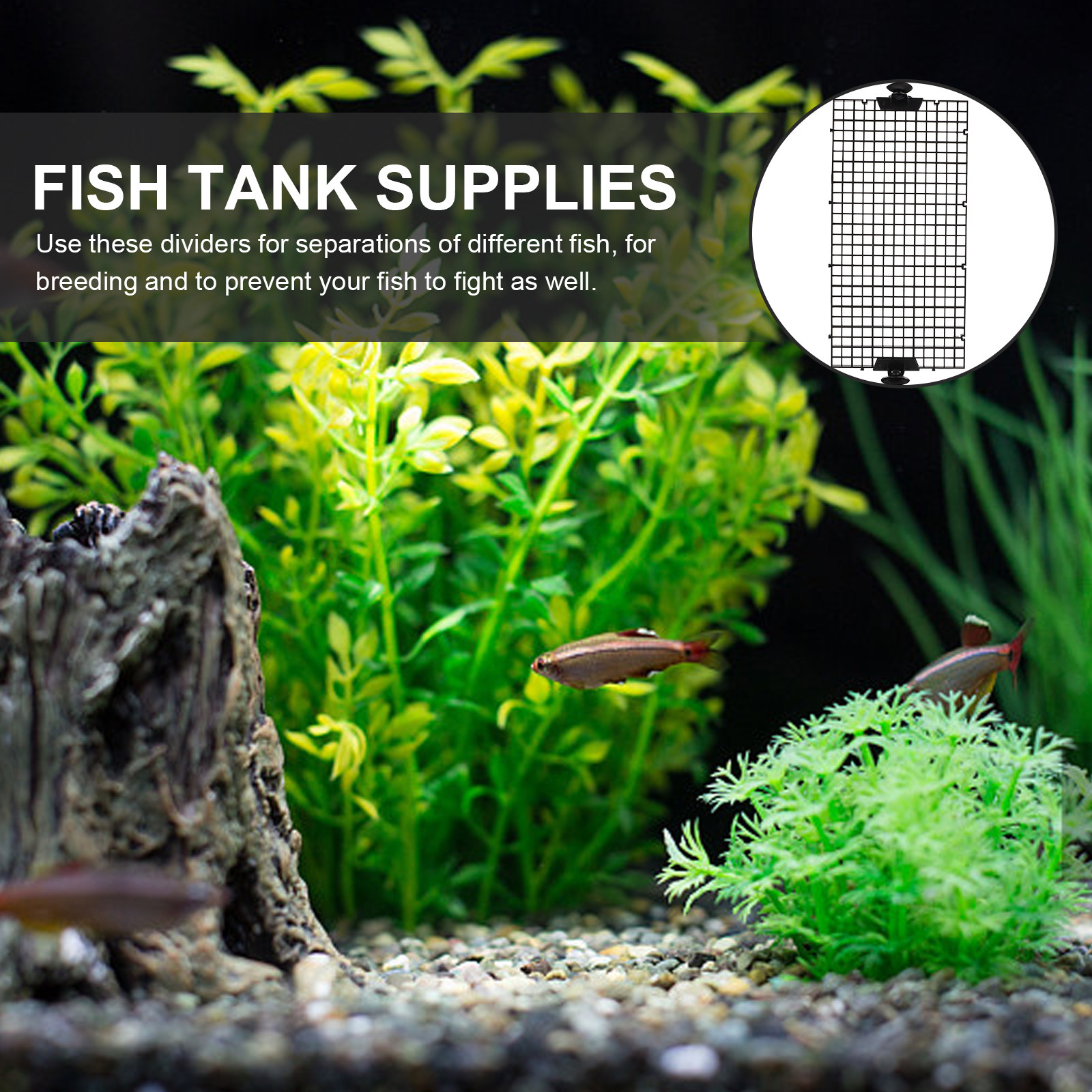 1Set Aquarium Divider Fish Tan – Tank Divider Mesh Bewertung und Preis